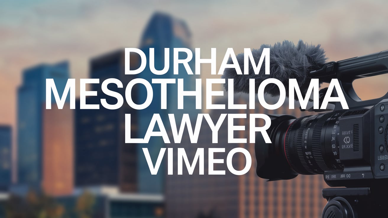 Durham Mesothelioma Lawyer Vimeo