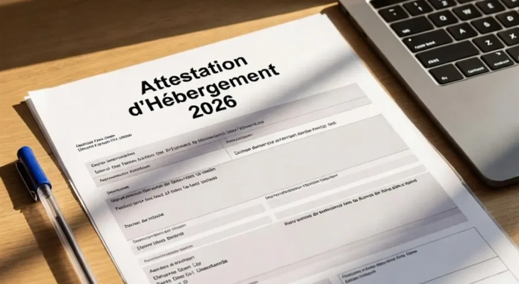 Attestation d’Hébergement 2026