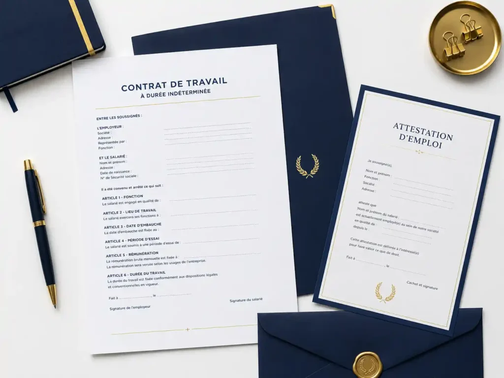 Certificat de Travail